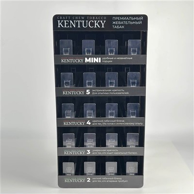 LED Black Acrylic 5- Lag Nikotinpose Display