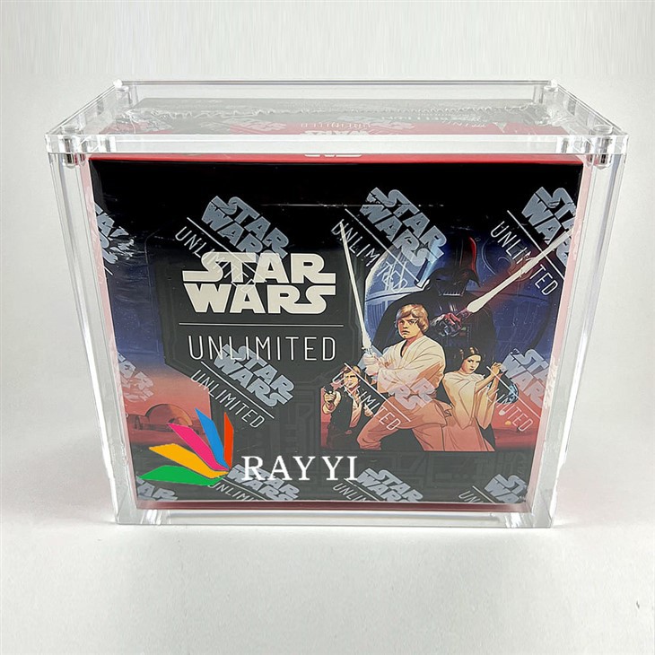 Star Wars Unlimited TCG Booster Box Acrylic Display Protector Case